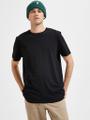 SLHASPEN SS O-NECK TEE NOOS Schwarz L