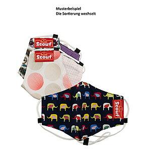 Scout Stoff Wendemasken für Kinder 3er Set Nr. 1