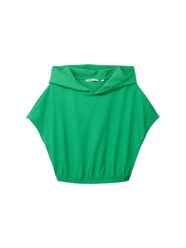 T-Shirt mit Kapuze XL Boxy Fit - Vibrant Light Green