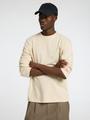 SLHLOOSEOSCAR LS O-NECK TEE NOOS M Locker geschnitten - Oatmeal
