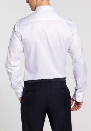 Luxury Shirt Twill Langarm 43/Langarm - 67cm SLIM FIT - Weiß