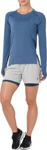 ASICS Damen T-Shirt SEAMLESS LS M in Blau