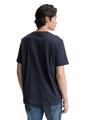 T-Shirt mit Print L Regular Fit - Sky Captain Blue