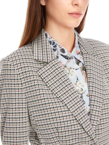 Blazer mit Karo 38 - Smoke