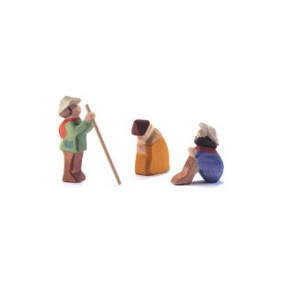 Hirtengruppe, 3-teilig - Minis mit Geschenkkiste