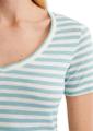 Ringel-T-Shirt regular XL - Multi/ Pure Teal