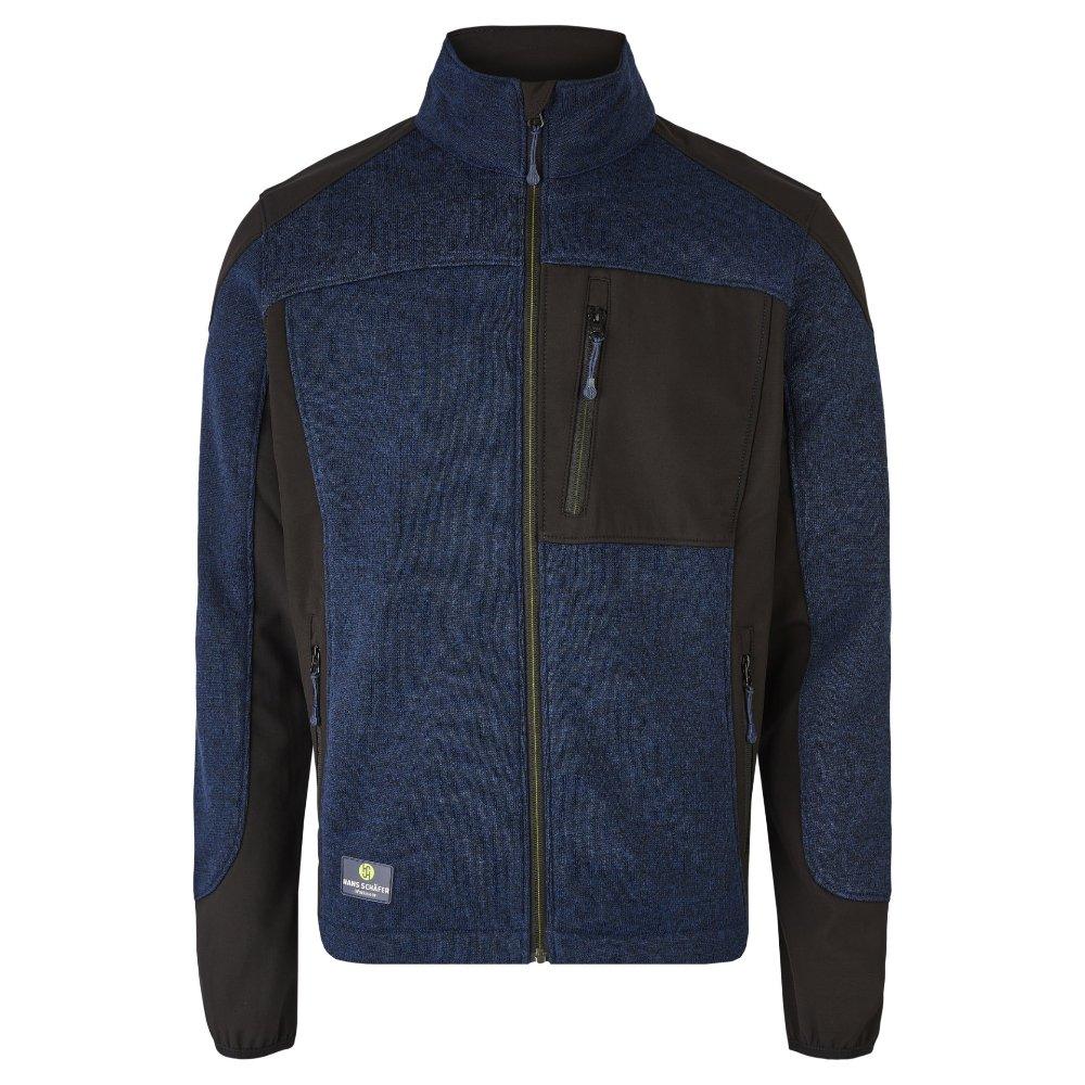 SMART Strickfleecejacke - Navy - Gr: 4XL