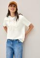 Kapuzenshirt mit Wording L - Vanilla White