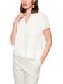 Blusenshirt aus Leinen-Baumwolle-Mix 40 - Bright Ecru