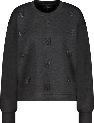 Sweatshirt mit Melange-Optik 38 - Anthra Melange