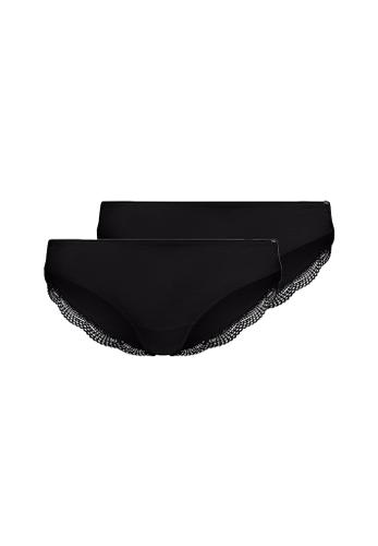 Skiny Damen Rio Slip 2er Pack Classicotton Schwarz 38