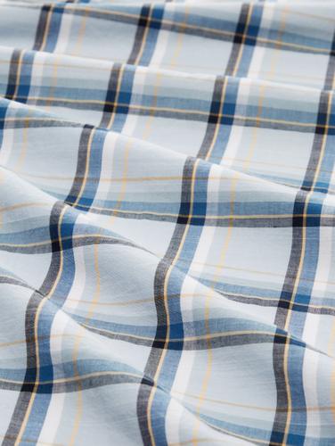 Kurzarmhemd mit Karomuster XL Regular Fit - Light Blue Multicolor Check