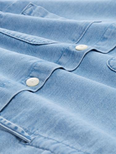 Lightweight Jeansjacke XL Regular Fit - Used Bleached Blue Denim