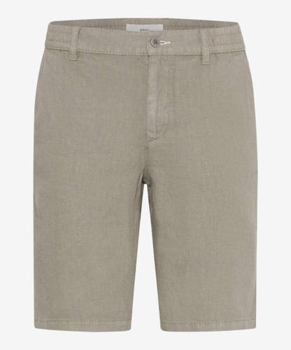 Style Balu 54 Bermudahose, Herrenhose, Schräge Stecktaschen, Leistengesäßtaschen, Gummibund, Verdeckter Reißverschluss, Modern Fit, Normale Leibhöhe, Gerader Schnitt - Khaki