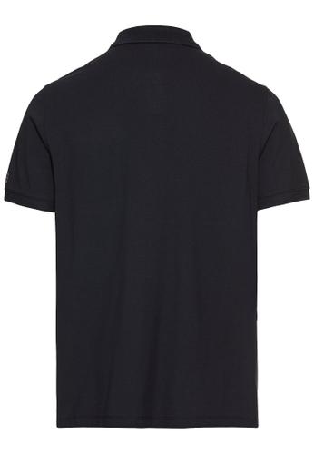 Kurzarm Poloshirt mit Cooling Effekt Blau XL