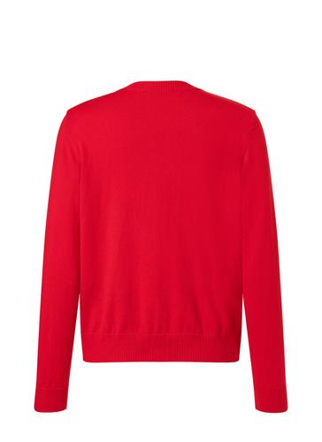 Strickjacke Knopf 1/1 Arm Regular Fit - Lychee Red