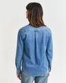 Regular Fit Jeansbluse 36 - Semi Light Blue Worn In