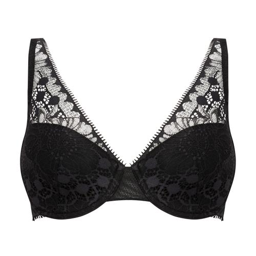 Day-To-Night Tief ausgeschnittener Spacer-BH 75 B - Schwarz