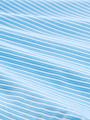 T-Shirt mit Knoten-Detail XL Regular Fit - Blue White Stripe