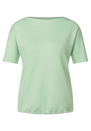 Shirt mit U-Boot-Ausschnitt 36 - Milky Green
