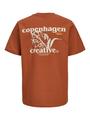 JORPAROS ELEMENT BACK TEE SS CREW JNR 152 Locker geschnitten - Arabian Spice
