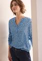 Bluse mit Minimal Print XL - Fresh Light Blue