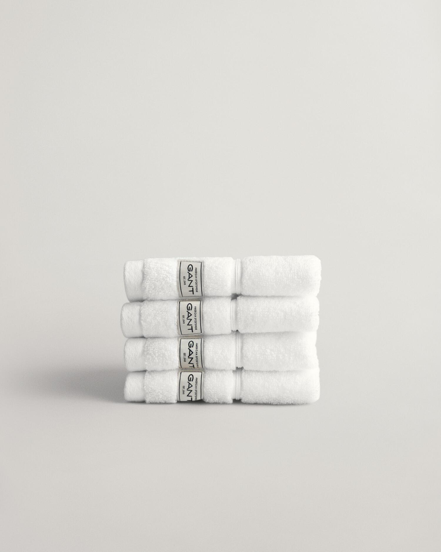 Premium Handtücher 30 x 30 im 4er-Pack 30X30 - White