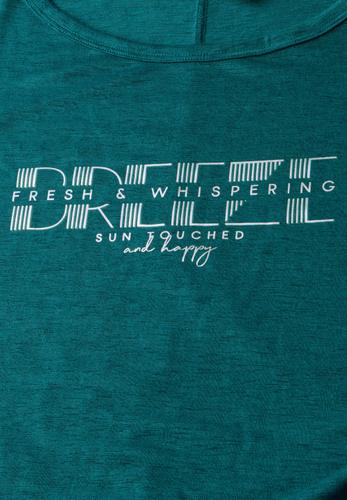 T-Shirt mit grafischem Print M - Green Lagoon