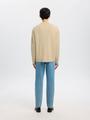 SLHTELLER FN RELAXED CREW NECK NOOS XL Locker geschnitten - Oatmeal
