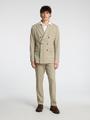 SLHSLIM-PETER SAND PINSTRIPE PEAK BLZ 54 Slim Fit - Sand