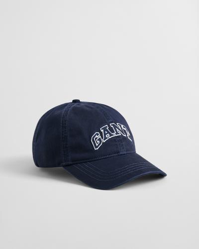 GANT Arch Graphic Cap mit Waschung OS - Evening Blue