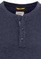 Henleyshirt aus nachhaltigem Organic Cotton Blau 3XL