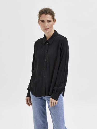SLFVIVA LS SHIRT NOOS 36 Normal geschnitten - Black