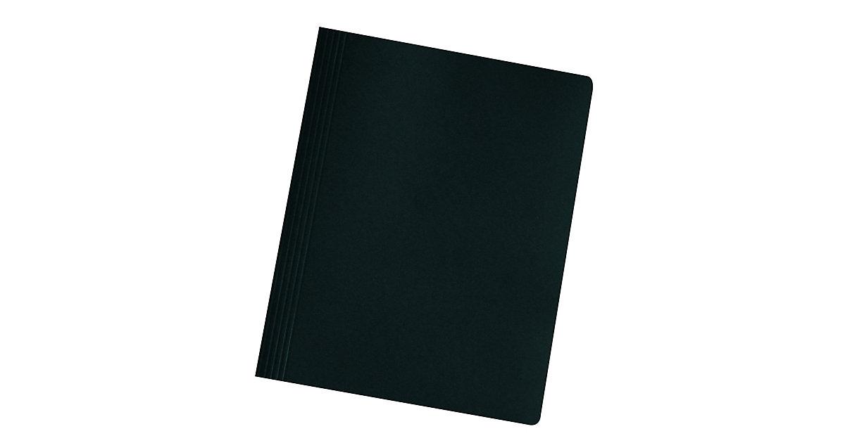 Schnellhefter,Manila-RC-Karton,240g,DIN A4,intensiv schwarz,Polybeutel 25 St. Schnellhefter