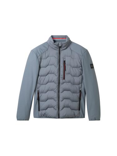 Hybrid Jacke mit Stehkragen XXXL Regular Fit - Stormy Teal