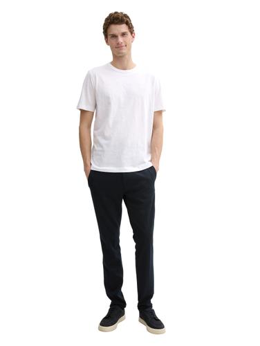 Basic T-Shirt aus Baumwolle XXL Regular Fit - White