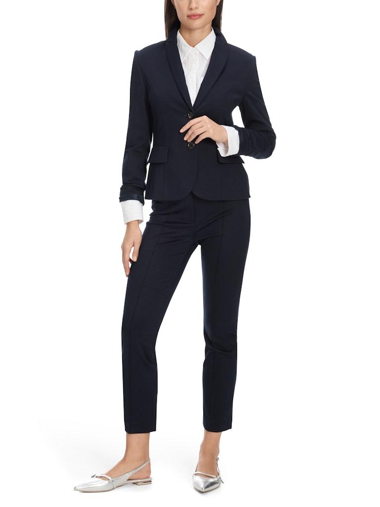 Leichter Blazer aus feinem Jersey Blau 44