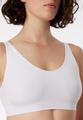 Soft BH mit herausn. Pads L - Weiss