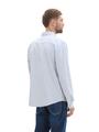 Regular Fit Hemd mit Brusttasche XL Regular Fit - White Light Blue Stripe