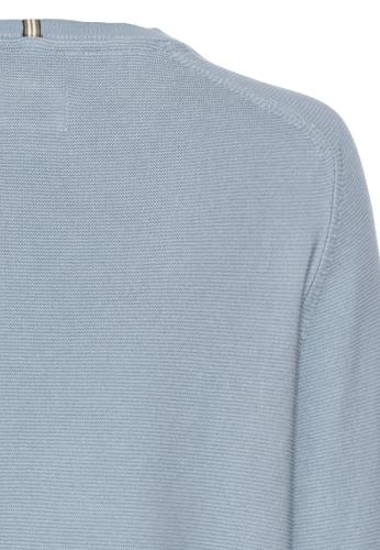 Rundhals Sweatshirt aus reiner Baumwolle M Regular Fit - Soft Blue