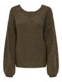 JDYDINEA L/S REVERSIBLE PULLOV. KNT NOOS XL Normal geschnitten - Shitake