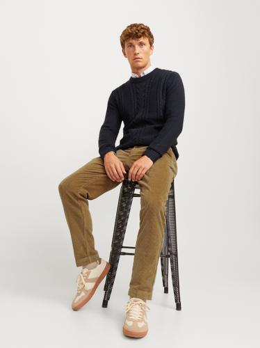 JPSTACE CORDUROY CHINO SN 33/32 Verjüngt - Elmwood