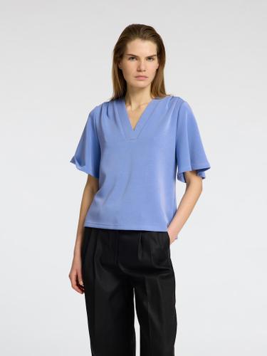 SLFTENNY SS V-NECK TOP NOOS Blau XS