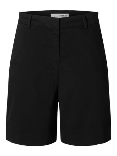 SLFVIENNA HW WIDE SHORTS 40 Normal geschnitten - Black