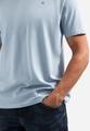 T-Shirt Crewneck Solid Basic S Regular Fit - Dusty Blue