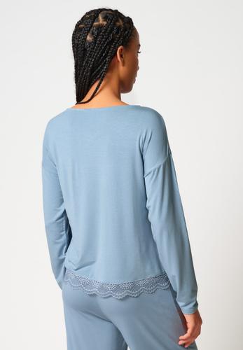 SKINY Damen Shirt kz. A. Night In Mix & Match 36 - Faded Denimblue
