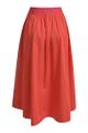 Midiskirt w elastic waistband Rot 34