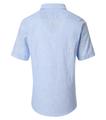 Leinenhemd M Casual Fit Short - Blau