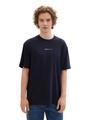 T-Shirt mit Bio-Baumwolle XXL Relaxed Fit - Navy