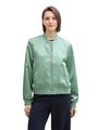 Bomberjacke mit Satin L Regular Fit - Dust Green